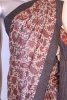 Handloom Printed Tussar Silk Saree